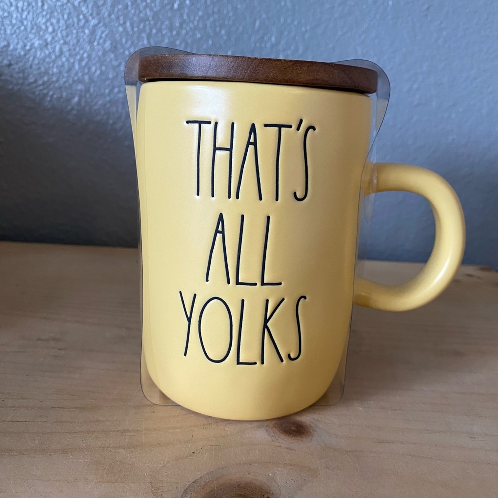 Rae Dunn That’s‎ All Yolks Mug New